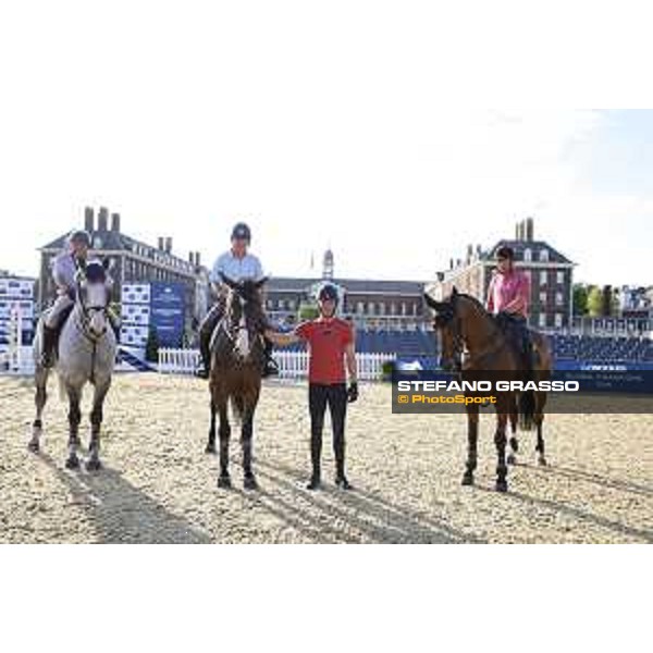 LGCT of London - Warm up - John, Michael, William and Robert Whitaker - London, , 2 August 2018 - ph.Stefano Grasso/LGCT