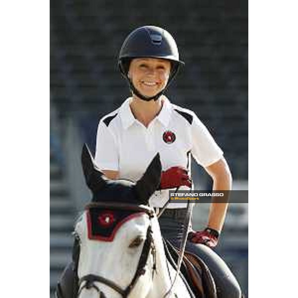LGCT of London - Warm up - Georgina Bloomberg - London, , 2 August 2018 - ph.Stefano Grasso/LGCT