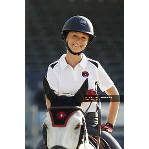 LGCT of London - Warm up - Georgina Bloomberg - London, , 2 August 2018 - ph.Stefano Grasso/LGCT