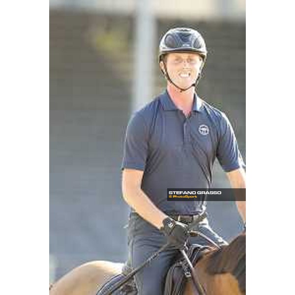 LGCT of London - Warm up - Ben Maher on Winning Good - London, , 2 August 2018 - ph.Stefano Grasso/LGCT