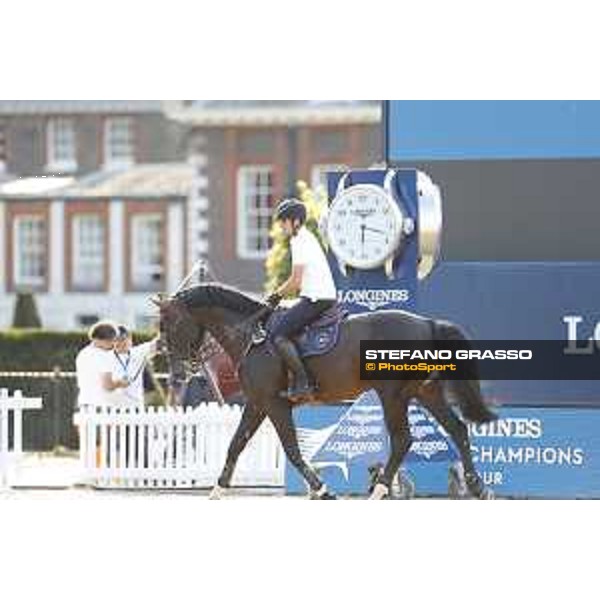 LGCT of London - Warm up - Nicola Philippaerts on H&M Chilli Willi - London, , 2 August 2018 - ph.Stefano Grasso/LGCT