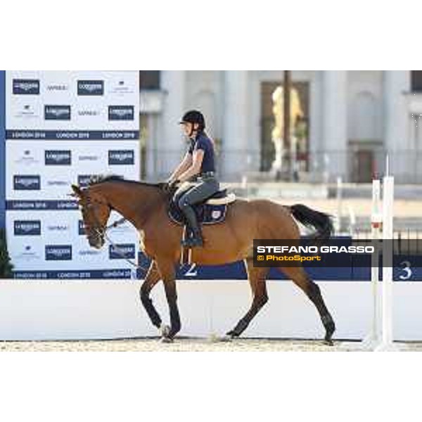 LGCT of London - Warm up - Jessica Springsteen on RMF Swinni du Parc - London, , 2 August 2018 - ph.Stefano Grasso/LGCT