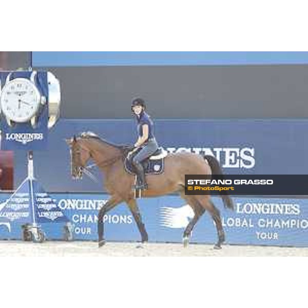 LGCT of London - Warm up - Jessica Springsteen on RMF Swinni du Parc - London, , 2 August 2018 - ph.Stefano Grasso/LGCT