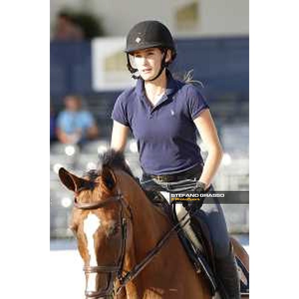 LGCT of London - Warm up - Jessica Springsteen on RMF Swinni du Parc - London, , 2 August 2018 - ph.Stefano Grasso/LGCT