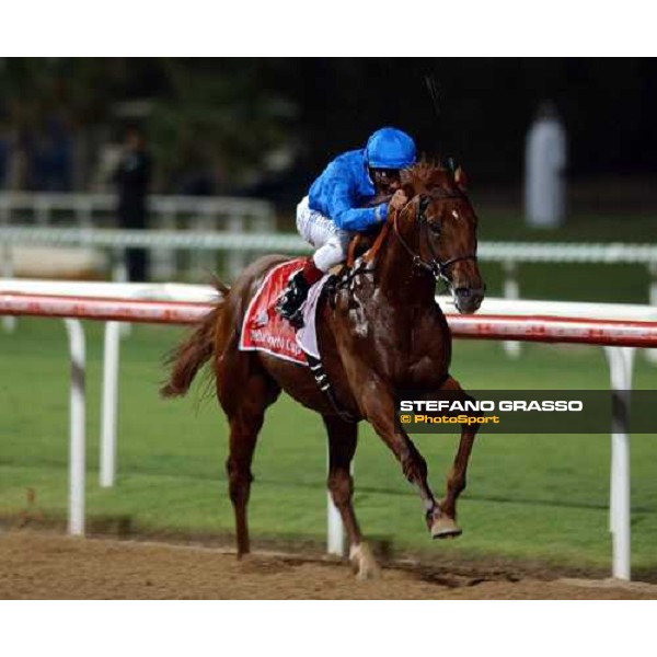 \'Frankie Dettori on Moon Ballad wins Dubai World Cup 2003 NAd EL Sheba race track Dubai march 29 2003-ph.Stefano Grasso\' 