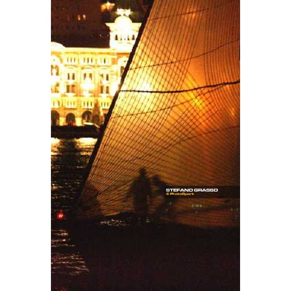 \'few minutes to the start of offshore race of 80 miles Triest, S.Giovanni in Pelago,Triest Triest sept. 27 2003-ph.Stefano Grasso\' 