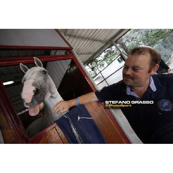 Eurocommerce Berlin with his groom at San Patrignano San Patrignano, 18th july 2008 ph. Stefano Grasso