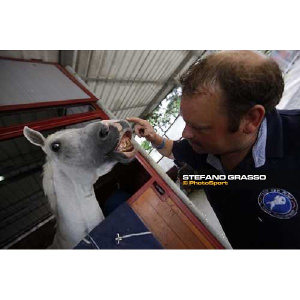 Eurocommerce Berlin with his groom at San Patrignano San Patrignano, 18th july 2008 ph. Stefano Grasso