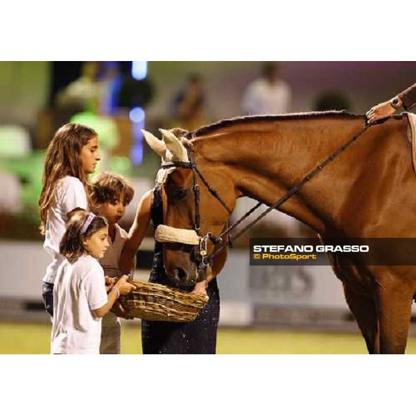 Da Zara Kanebo receives his prize after the winning ceremony of Prix. nr. 6 - Fiera di Milano San Patrignano, 19th july 2008 ph. Stefano Grasso
