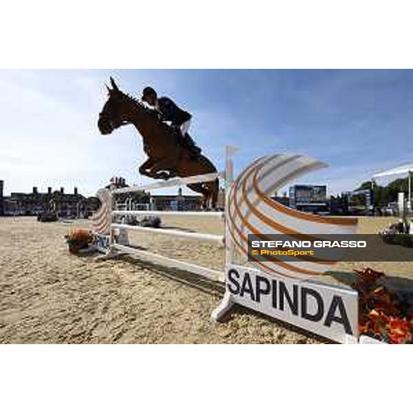 LGCT of London - Grand Prix - Julien Epaillard (FRA) on Usual Suspect d Auge - London, Royal Hospital Chelsea, 4 August 2018 - ph.Stefano Grasso/LGCT