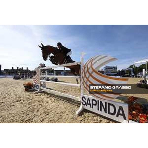 LGCT of London - Grand Prix - Cian O\'Connor (IRL) on Veneno - London, Royal Hospital Chelsea, 4 August 2018 - ph.Stefano Grasso/LGCT
