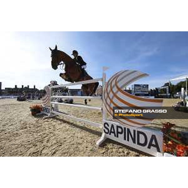 LGCT of London - Grand Prix - Laura Klaphake (GER) on Catch me if you can - London, Royal Hospital Chelsea, 4 August 2018 - ph.Stefano Grasso/LGCT