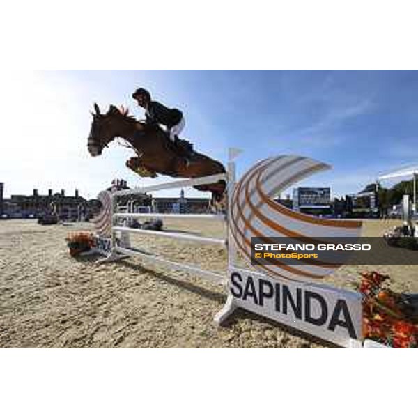 LGCT of London - Grand Prix - Niels Bruynseels (BEL) on Lady Cracotte - London, Royal Hospital Chelsea, 4 August 2018 - ph.Stefano Grasso/LGCT