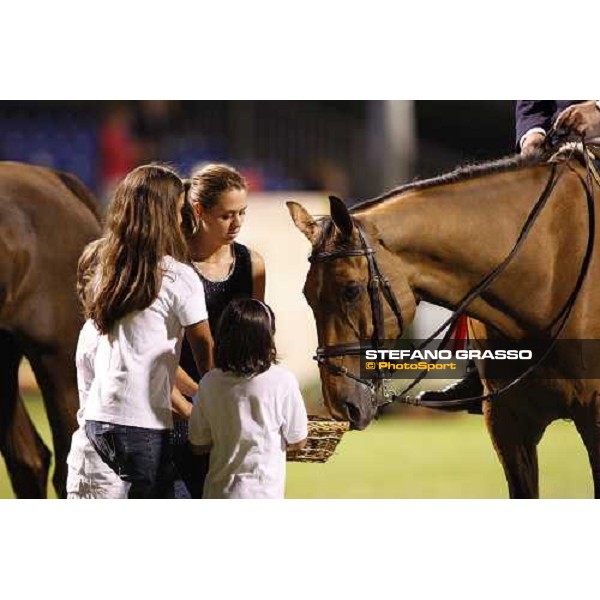 Ronaldo receives his prize after the winning ceremony of Prix. nr. 6 - Fiera di Milano San Patrignano, 19th july 2008 ph. Stefano Grasso