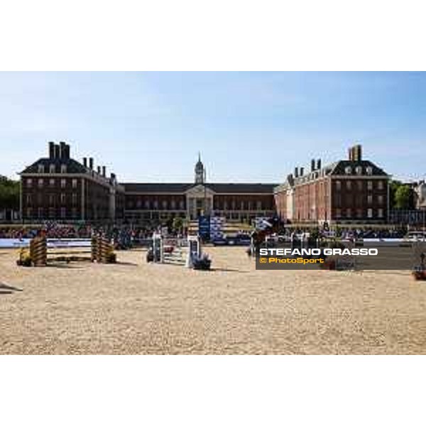 LGCT of London - Grand Prix - Cian O\'Connor (IRL) on Veneno - London, Royal Hospital Chelsea, 4 August 2018 - ph.Stefano Grasso/LGCT