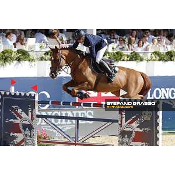 LGCT of London - Grand Prix - Julien Epaillard (FRA) on Usual Suspect d Auge - London, Royal Hospital Chelsea, 4 August 2018 - ph.Stefano Grasso/LGCT