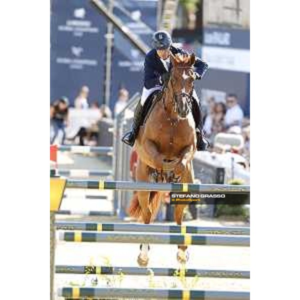 LGCT of London - Grand Prix - Julien Epaillard (FRA) on Usual Suspect d Auge - London, Royal Hospital Chelsea, 4 August 2018 - ph.Stefano Grasso/LGCT