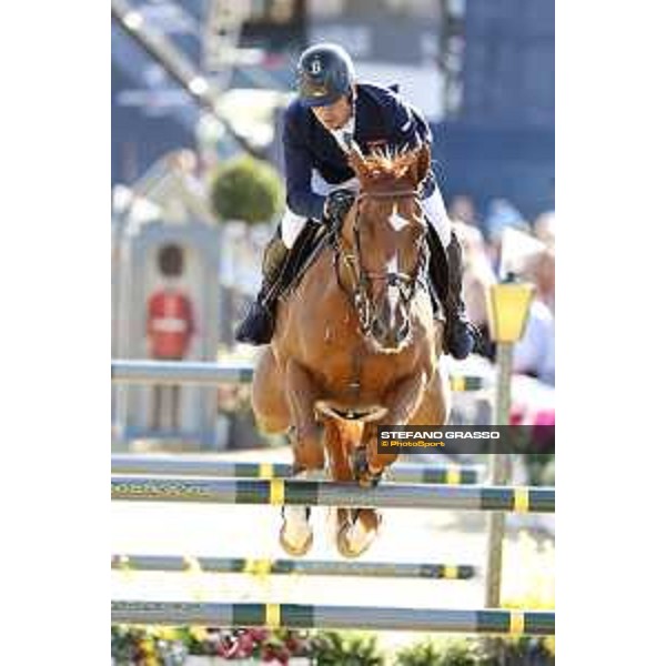 LGCT of London - Grand Prix - Julien Epaillard (FRA) on Usual Suspect d Auge - London, Royal Hospital Chelsea, 4 August 2018 - ph.Stefano Grasso/LGCT