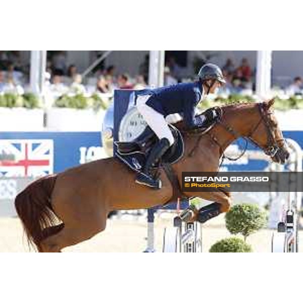 LGCT of London - Grand Prix - Julien Epaillard (FRA) on Usual Suspect d Auge - London, Royal Hospital Chelsea, 4 August 2018 - ph.Stefano Grasso/LGCT