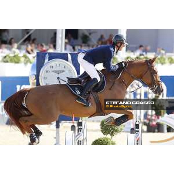 LGCT of London - Grand Prix - Julien Epaillard (FRA) on Usual Suspect d Auge - London, Royal Hospital Chelsea, 4 August 2018 - ph.Stefano Grasso/LGCT