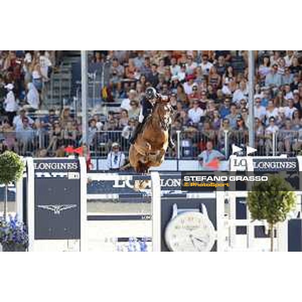 LGCT of London - Grand Prix - Julien Epaillard (FRA) on Usual Suspect d Auge - London, Royal Hospital Chelsea, 4 August 2018 - ph.Stefano Grasso/LGCT