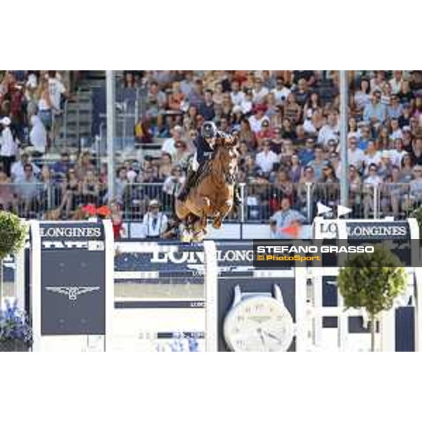 LGCT of London - Grand Prix - Julien Epaillard (FRA) on Usual Suspect d Auge - London, Royal Hospital Chelsea, 4 August 2018 - ph.Stefano Grasso/LGCT