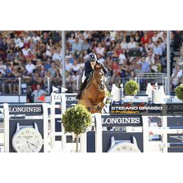 LGCT of London - Grand Prix - Julien Epaillard (FRA) on Usual Suspect d Auge - London, Royal Hospital Chelsea, 4 August 2018 - ph.Stefano Grasso/LGCT