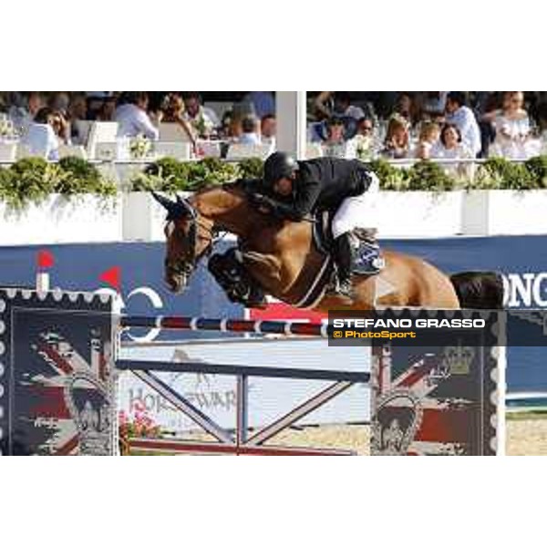 LGCT of London - Grand Prix - Cian O\'Connor (IRL) on Veneno - London, Royal Hospital Chelsea, 4 August 2018 - ph.Stefano Grasso/LGCT