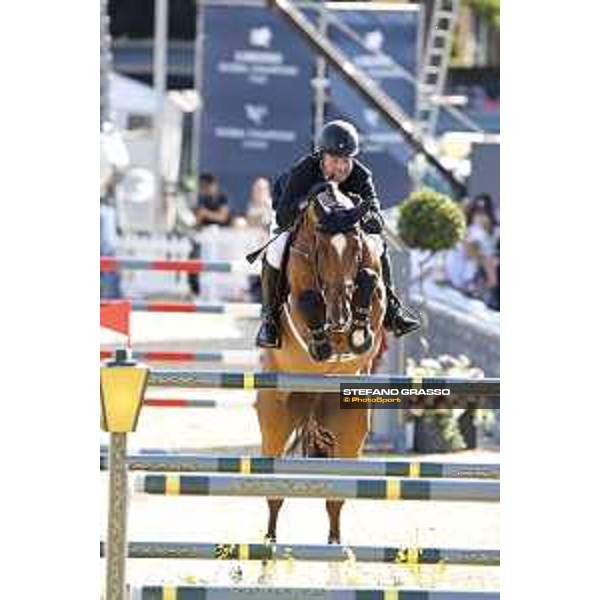 LGCT of London - Grand Prix - Cian O\'Connor (IRL) on Veneno - London, Royal Hospital Chelsea, 4 August 2018 - ph.Stefano Grasso/LGCT