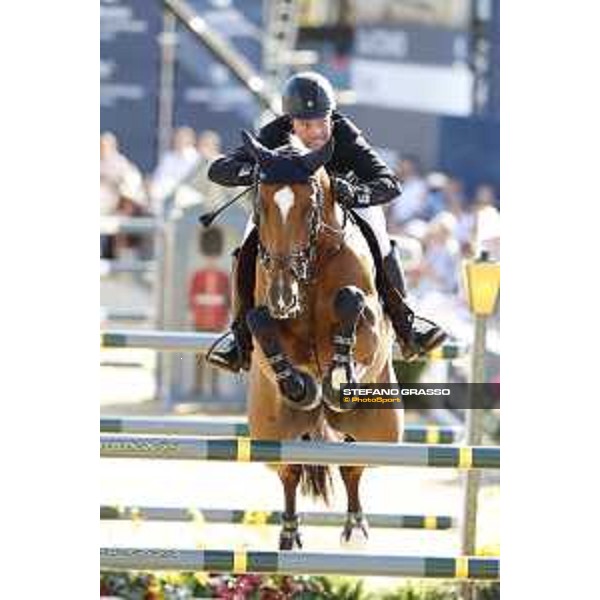 LGCT of London - Grand Prix - Cian O\'Connor (IRL) on Veneno - London, Royal Hospital Chelsea, 4 August 2018 - ph.Stefano Grasso/LGCT