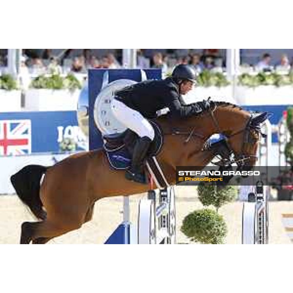 LGCT of London - Grand Prix - Cian O\'Connor (IRL) on Veneno - London, Royal Hospital Chelsea, 4 August 2018 - ph.Stefano Grasso/LGCT