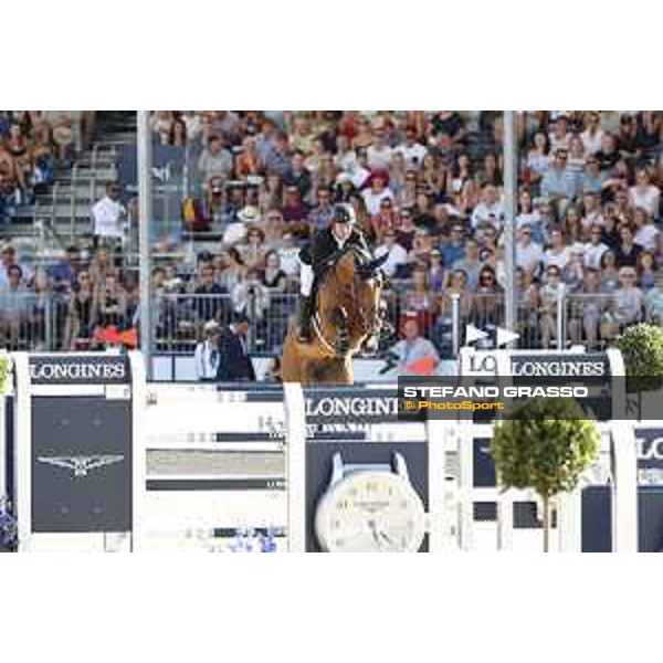 LGCT of London - Grand Prix - Cian O\'Connor (IRL) on Veneno - London, Royal Hospital Chelsea, 4 August 2018 - ph.Stefano Grasso/LGCT