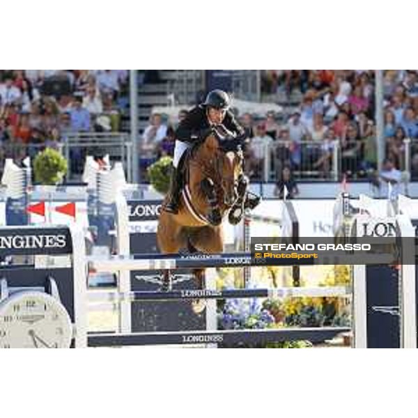 LGCT of London - Grand Prix - Cian O\'Connor (IRL) on Veneno - London, Royal Hospital Chelsea, 4 August 2018 - ph.Stefano Grasso/LGCT