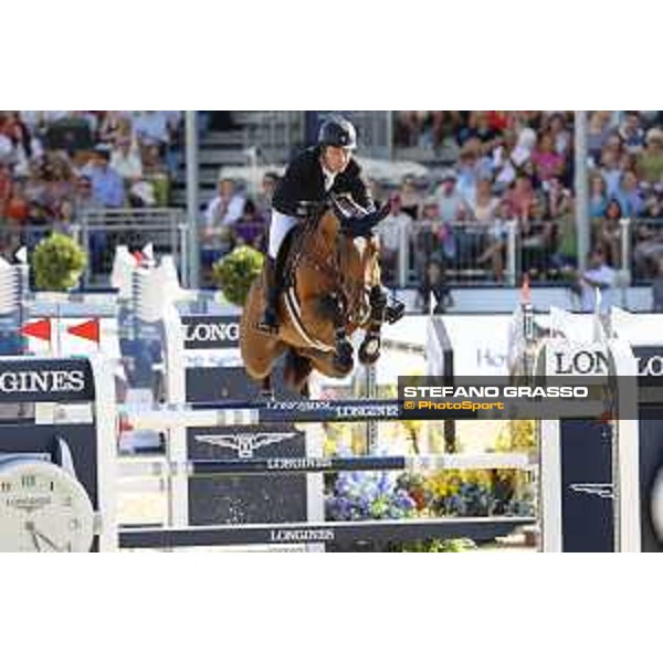 LGCT of London - Grand Prix - Cian O\'Connor (IRL) on Veneno - London, Royal Hospital Chelsea, 4 August 2018 - ph.Stefano Grasso/LGCT