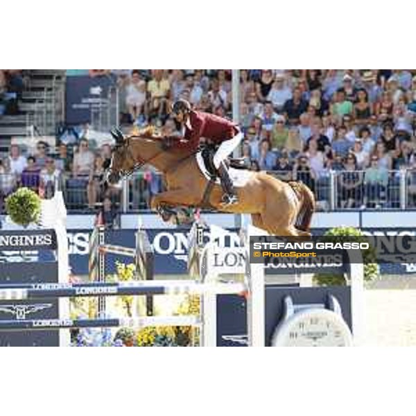 LGCT of London - Grand Prix - Sheikh Ali Al Thani (QAT) on Sirocco - London, Royal Hospital Chelsea, 4 August 2018 - ph.Stefano Grasso/LGCT