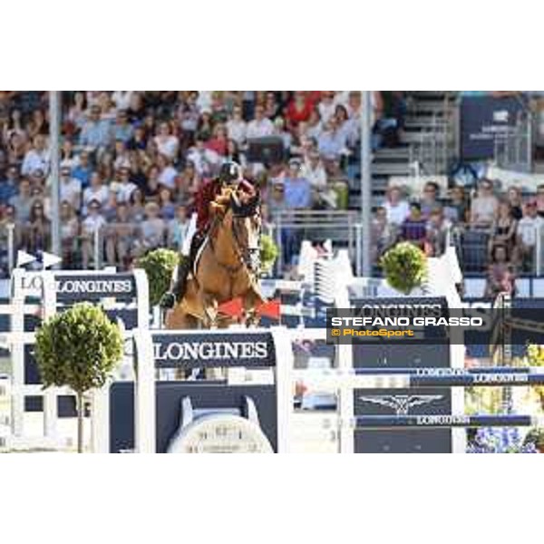 LGCT of London - Grand Prix - Sheikh Ali Al Thani (QAT) on Sirocco - London, Royal Hospital Chelsea, 4 August 2018 - ph.Stefano Grasso/LGCT