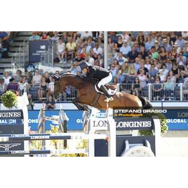 LGCT of London - Grand Prix - Geir Gulliksen (NOR) on Exit of Ice Z - London, Royal Hospital Chelsea, 4 August 2018 - ph.Stefano Grasso/LGCT