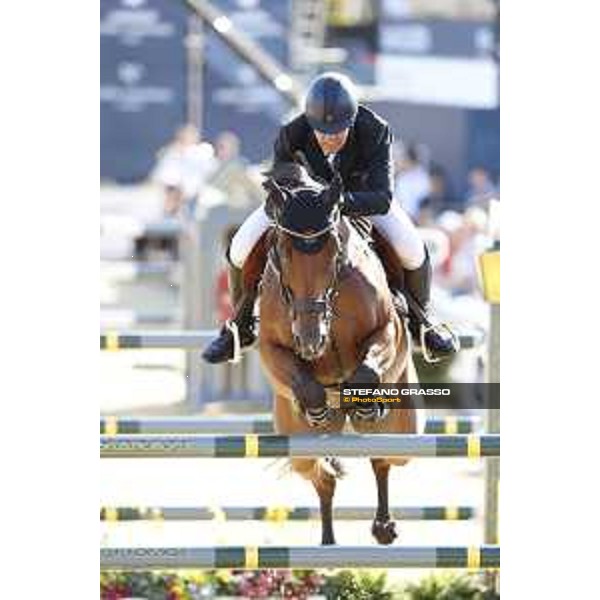 LGCT of London - Grand Prix - Geir Gulliksen (NOR) on Exit of Ice Z - London, Royal Hospital Chelsea, 4 August 2018 - ph.Stefano Grasso/LGCT