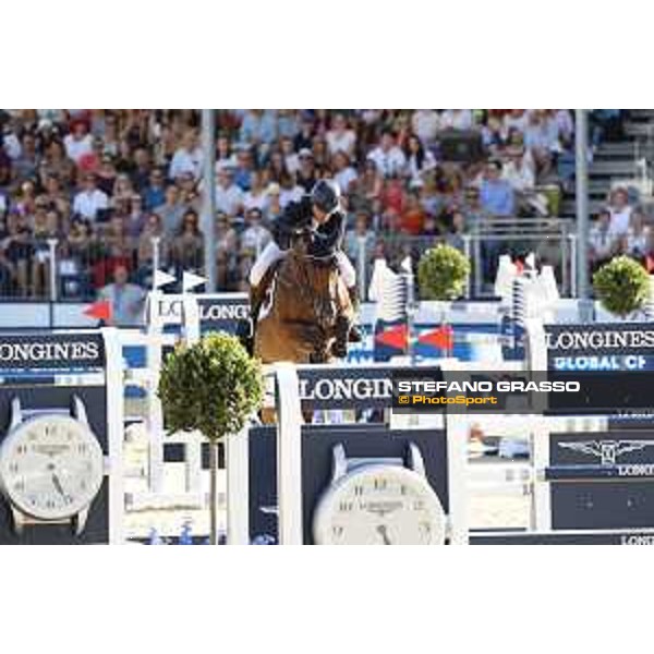 LGCT of London - Grand Prix - Geir Gulliksen (NOR) on Exit of Ice Z - London, Royal Hospital Chelsea, 4 August 2018 - ph.Stefano Grasso/LGCT