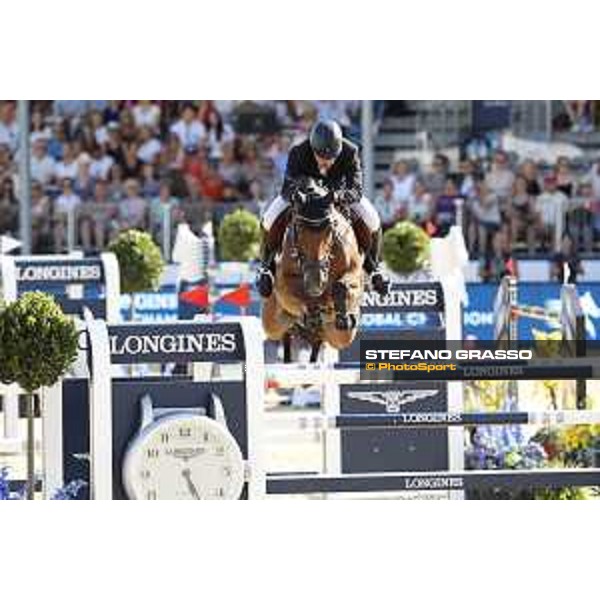 LGCT of London - Grand Prix - Geir Gulliksen (NOR) on Exit of Ice Z - London, Royal Hospital Chelsea, 4 August 2018 - ph.Stefano Grasso/LGCT
