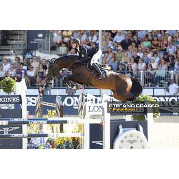 LGCT of London - Grand Prix - Maurice Tebbel (GER) on Don Diarado - London, Royal Hospital Chelsea, 4 August 2018 - ph.Stefano Grasso/LGCT