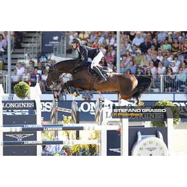 LGCT of London - Grand Prix - Maurice Tebbel (GER) on Don Diarado - London, Royal Hospital Chelsea, 4 August 2018 - ph.Stefano Grasso/LGCT