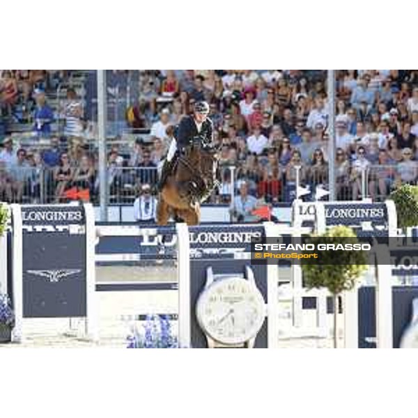 LGCT of London - Grand Prix - Maurice Tebbel (GER) on Don Diarado - London, Royal Hospital Chelsea, 4 August 2018 - ph.Stefano Grasso/LGCT