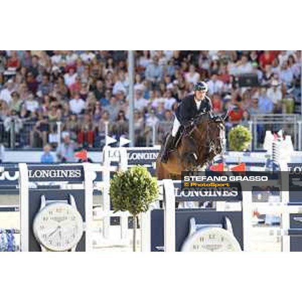 LGCT of London - Grand Prix - Maurice Tebbel (GER) on Don Diarado - London, Royal Hospital Chelsea, 4 August 2018 - ph.Stefano Grasso/LGCT