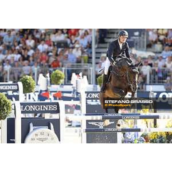 LGCT of London - Grand Prix - Maurice Tebbel (GER) on Don Diarado - London, Royal Hospital Chelsea, 4 August 2018 - ph.Stefano Grasso/LGCT