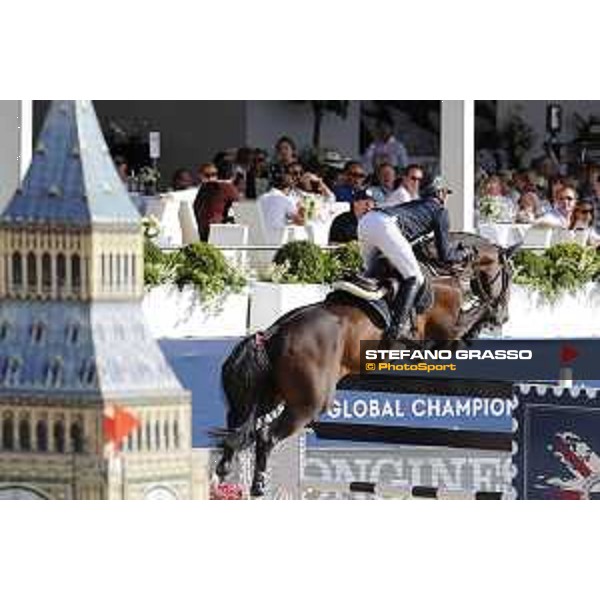 LGCT of London - Grand Prix - Maurice Tebbel (GER) on Don Diarado - London, Royal Hospital Chelsea, 4 August 2018 - ph.Stefano Grasso/LGCT