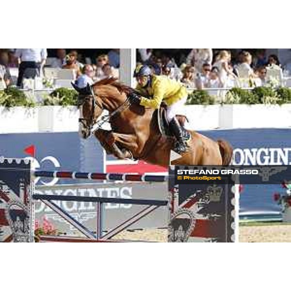 LGCT of London - Grand Prix - Yuri Mansur (BRA) on Opium du Soufflet CH - London, Royal Hospital Chelsea, 4 August 2018 - ph.Stefano Grasso/LGCT