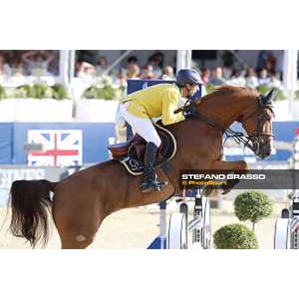 LGCT of London - Grand Prix - Yuri Mansur (BRA) on Opium du Soufflet CH - London, Royal Hospital Chelsea, 4 August 2018 - ph.Stefano Grasso/LGCT