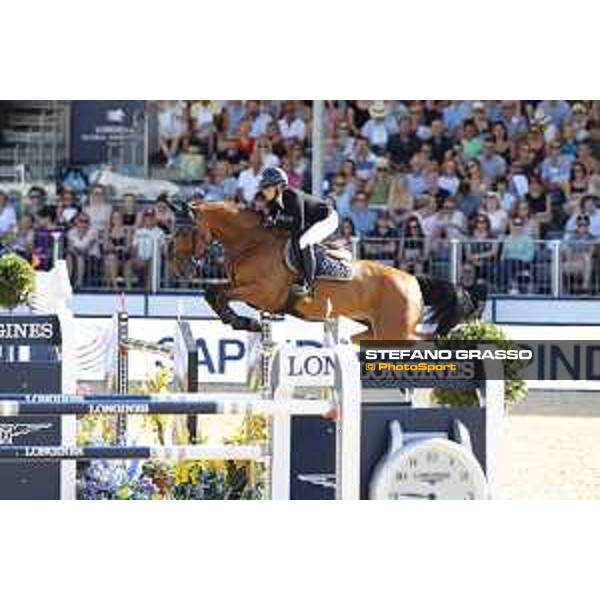 LGCT of London - Grand Prix - Laura Klaphake (GER) on Catch me if you can - London, Royal Hospital Chelsea, 4 August 2018 - ph.Stefano Grasso/LGCT
