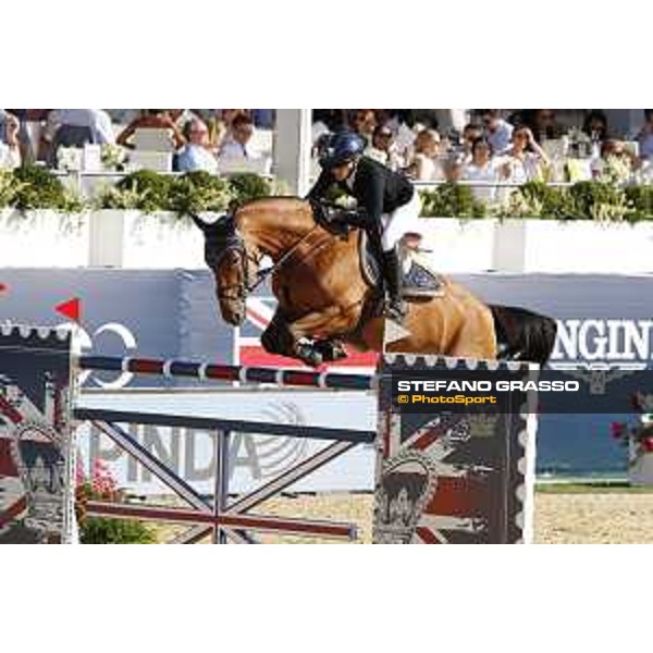 LGCT of London - Grand Prix - Laura Klaphake (GER) on Catch me if you can - London, Royal Hospital Chelsea, 4 August 2018 - ph.Stefano Grasso/LGCT